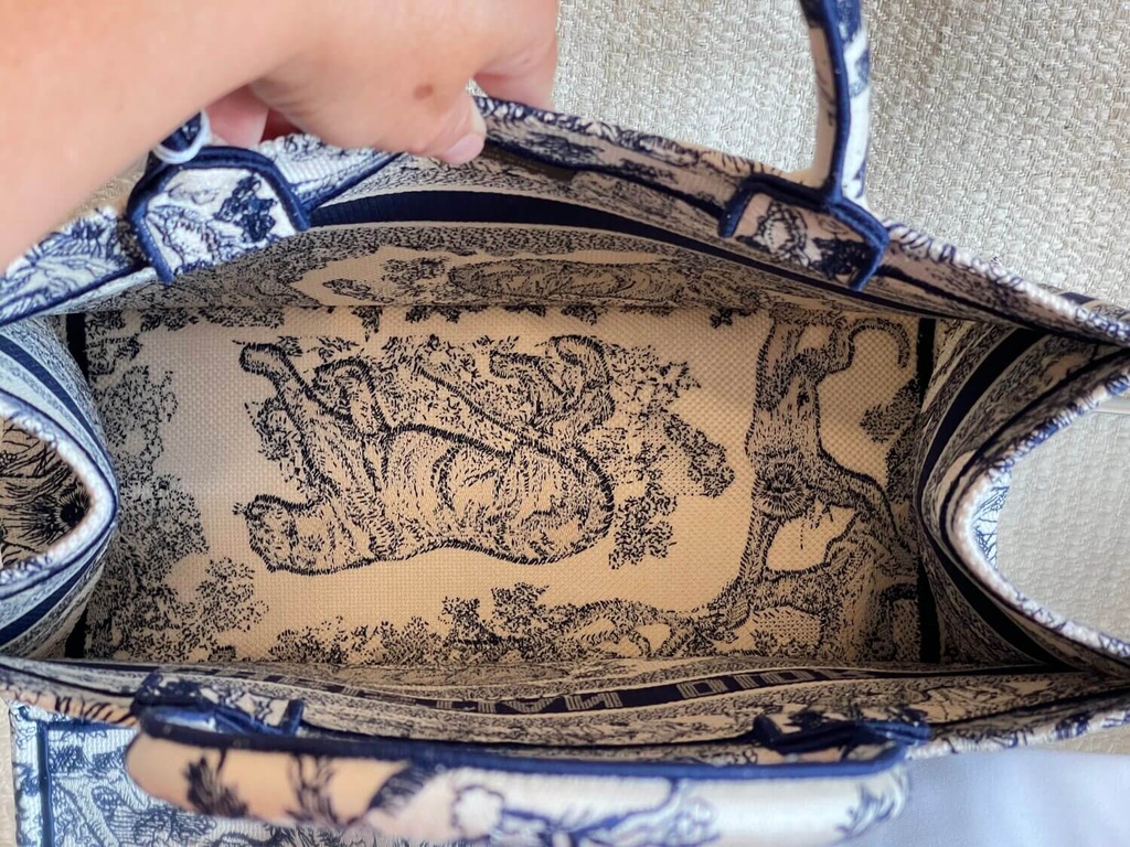 Book tote toile de jouy best sale